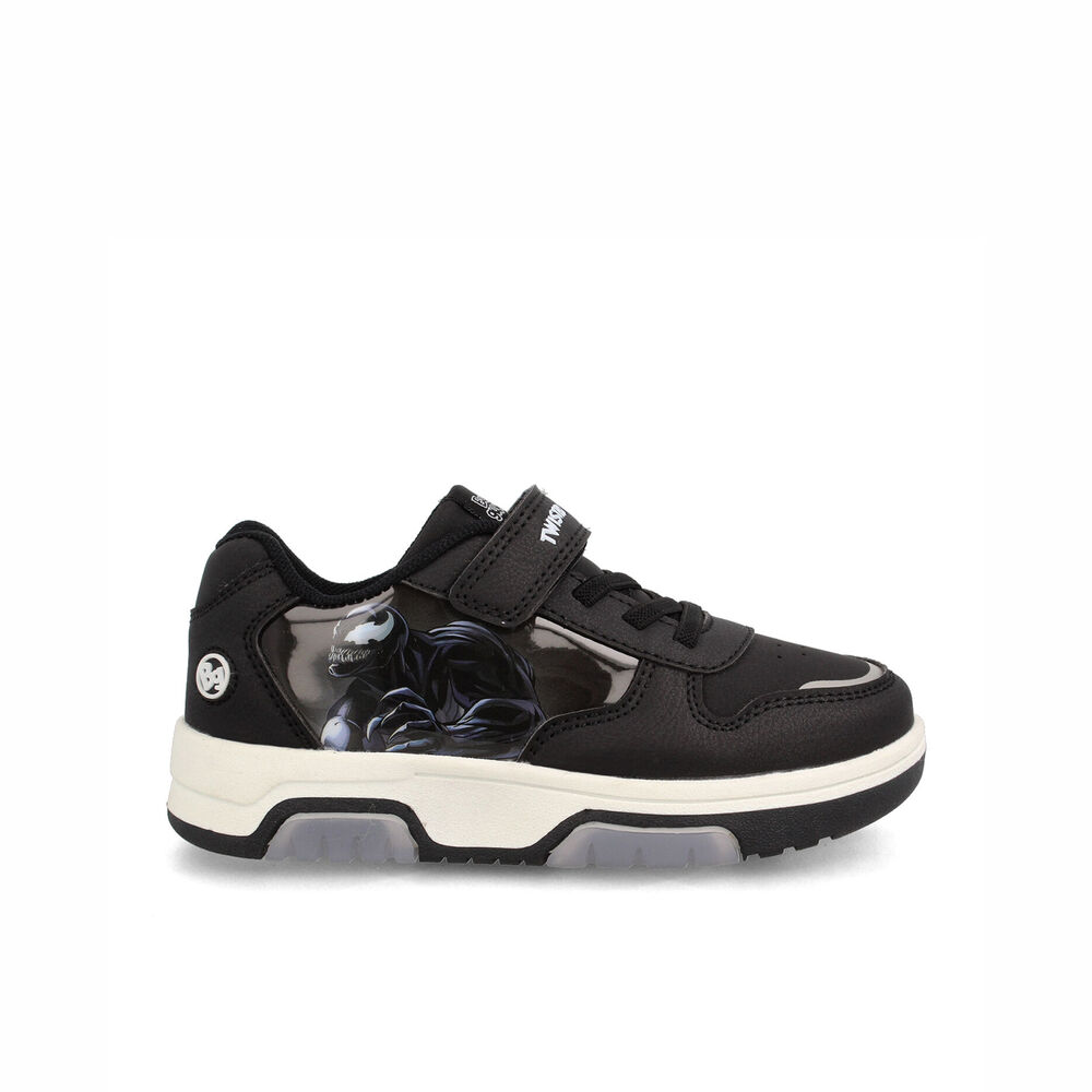 Zapatilla Niño Bubblegummers Venom Negro - Blanco image number 0.0